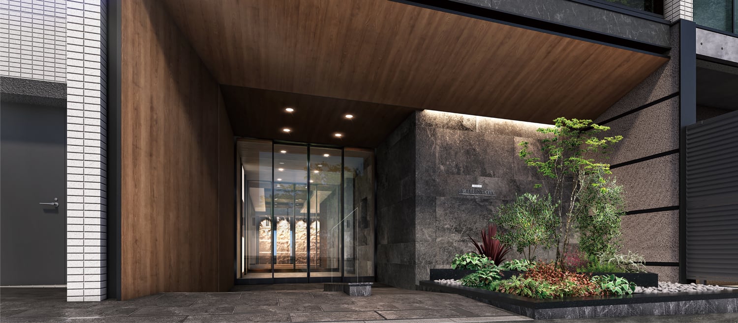 エントランスアプローチ完成予想CG