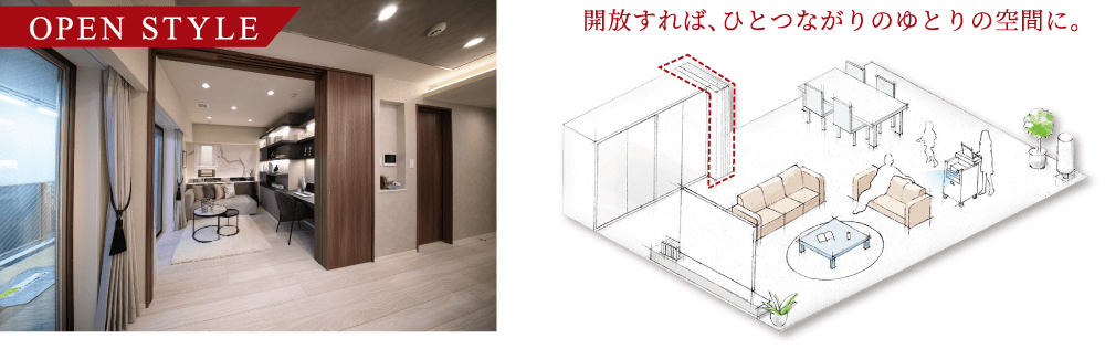 大型テレビやプロジェクターが楽しめる。