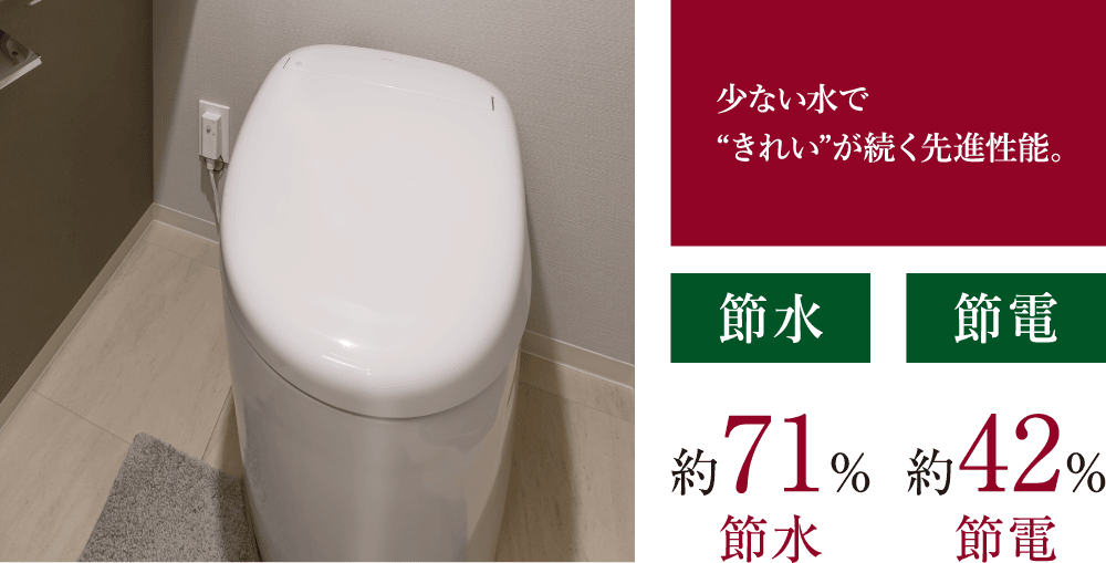 節水型タンクレストイレ